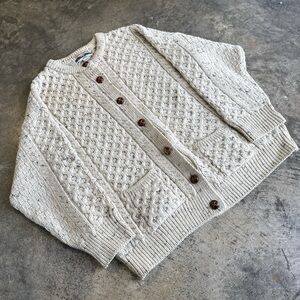 Vintage Irish Wool Cardigan